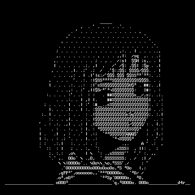 FLCL Mamimi ASCII art