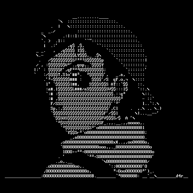 FLCL ASCII art